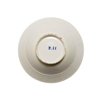 Ruan Hoffmann; Large bowl with blue leaf motif