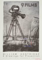 William Kentridge; 9 Films, Drawings for Projection, Poster