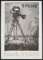 William Kentridge; 9 Films, Drawings for Projection, Poster