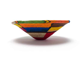 Unrecorded artist, Venda/Shangaan Peoples; Telephone wire basket
