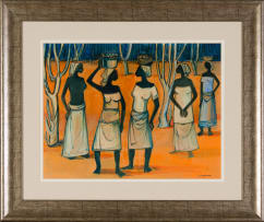 Jan Dingemans; Women with Baskets