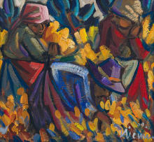 Hennie Niemann Snr; Women Harvesting