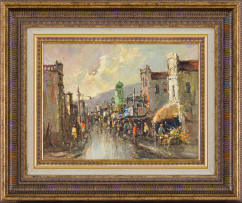 Christiaan Nice; Cape Scene with Mosque