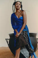 Rich Mnisi exclusive for Foschini; Blooming Snake Corset and Pleated Skirt