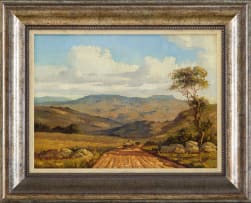 Christopher Tugwell; Mountainous Landscape with Tree