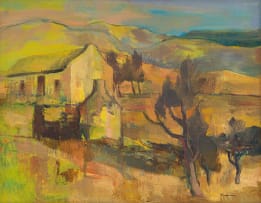 James Thackwray; Abstract Landscape with Cottages