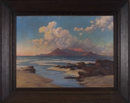 Allerley Glossop; Table Mountain from Robben Island