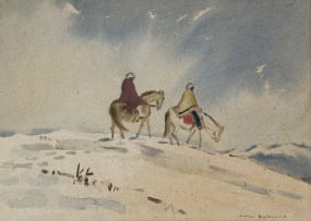 Nerine Desmond; Basuto Riders in Snow