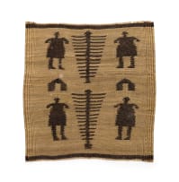 Unrecorded artist, Zulu Peoples; Isithebe, grinding mat with figural motifs