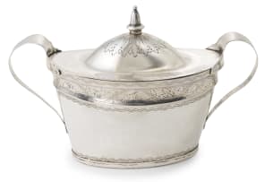 A Cape silver two-handled sugar basin, August Christoffel Schlosser, c.1811-1840