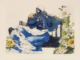 Mary Sibande; Leisurely Rest: Sophie and the Daisies
