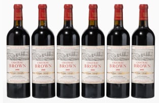 Brown; Pessac-Léognan Rouge; 2000; 6 (1 x 6); 750ml
