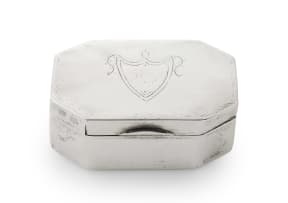 A Cape silver snuff box, Johannes Combrink, c.1814-1853