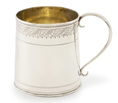 A Cape silver christening mug, Lawrence Holme Twentyman, c.1818-1837