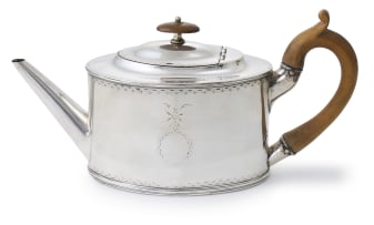 A Cape silver teapot, Gerhardus Lotter, 1810-1824