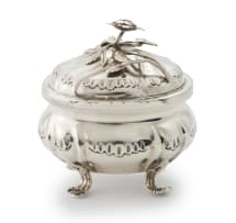 A Cape silver covered sugar box, Daniel Heinrich Schmidt, c.1768-1811