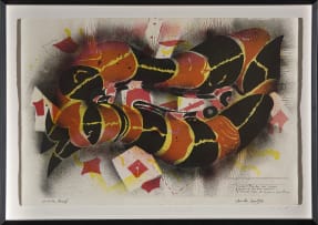 Christo Coetzee; Red and Black Tubular Forms