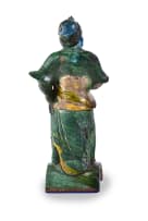 A Chinese ridge-tile figure representing Li Tieguai, Ming Dynasty, 1368–1644