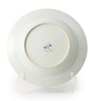 A set of ten Chinese export porcelain plates from the Nanking Cargo, painted with a boatman, c. 1750