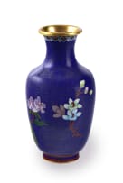 A Chinese cloisonné vase, 20th century