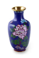 A Chinese cloisonné vase, 20th century