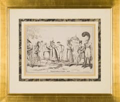 George Cruikshank; Dandies of 1817 & Monstrosities of 1818