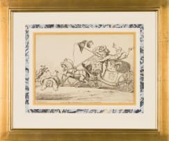 James Gillray; One of the Advantages of a Low Carriage