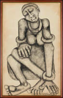 Meshu Mokitimi; Seated Woman
