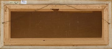 Otto Klar; Landscape with Huts and Figures