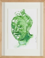 Nelson Makamo; Portrait in Green