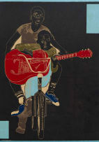 Treasure Mlima; Playing the Guitar