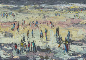 Asanda Dredunik Kupa; Abstract Landscape with Figures