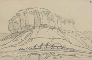 Jacob Hendrik Pierneef; Village near Maluti Mountains