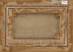 Tinus de Jongh; Mountainous Landscape with Trees