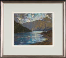 Robert Gwelo Goodman; Mountainscape with Lake