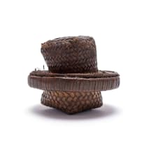 Unrecorded artist, Kuba Peoples; Fine Kuba lidded baskets, five