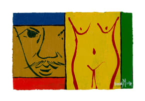 Velaphi (George) Mzimba; Nude Figure and Face