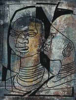 Sidney Goldblatt; Double Portrait of a Woman