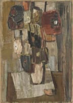 Barbara Grace Burry; Abstract Vase of Flowers