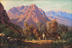 Tinus de Jongh; Mountain Cottage