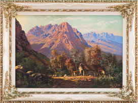 Tinus de Jongh; Mountain Cottage