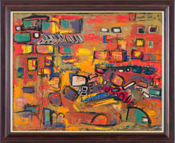 Walter Battiss; Abstract Landscape