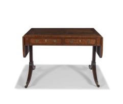 Regency mahogany sofa table, 19th century