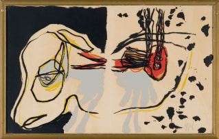 Karel Appel; A Beast Drawn Man G