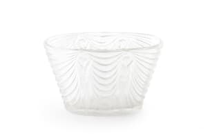 René Lalique; René Lalique 'Terpsichore' clear and frosted glass vase, No. 10-911, designed 1937