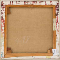 Larry Scully; Untitled (Abstract in Rust and Green)