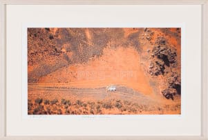 Willem Boshoff; Earth Signal - Chalk Lines; Earth Signal - White Chalk; Earth Signal - Fire; Earth Signal - Stacked Wood, four