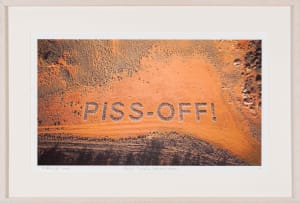 Willem Boshoff; Earth Signal - Chalk Lines; Earth Signal - White Chalk; Earth Signal - Fire; Earth Signal - Stacked Wood, four