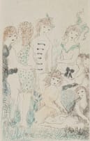Marie Laurencin; Huit Filles dans un Pré (Eight Girls in a Meadow)
