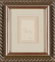 Alexis Preller; Bending Figure, sketch